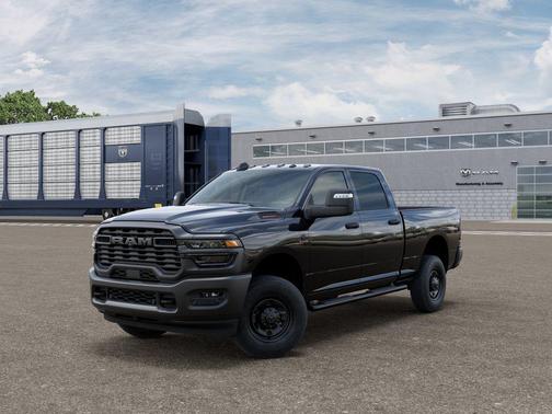 Diamond Black Crystal Pearlcoat 2025 RAM 2500 Tradesman Crew Cab 4x4 6'4' Box