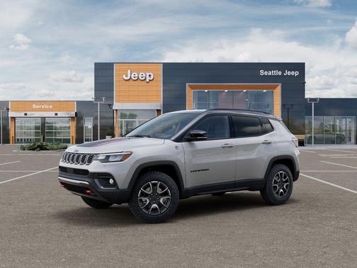 Silver Zynith Metallic Clearcoat 2026 Jeep Compass Trailhawk