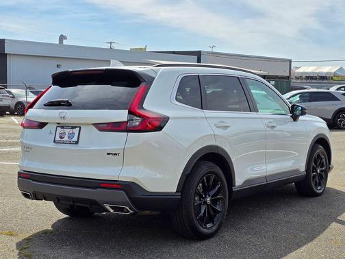 Platinum White Pearl 2024 Honda CR-V Hybrid Sport AWD