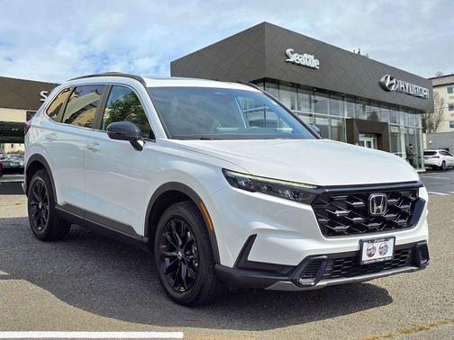 Platinum White Pearl 2024 Honda CR-V Hybrid Sport AWD