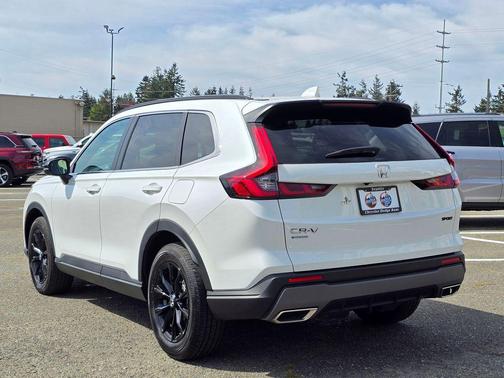 Platinum White Pearl 2024 Honda CR-V Hybrid Sport AWD