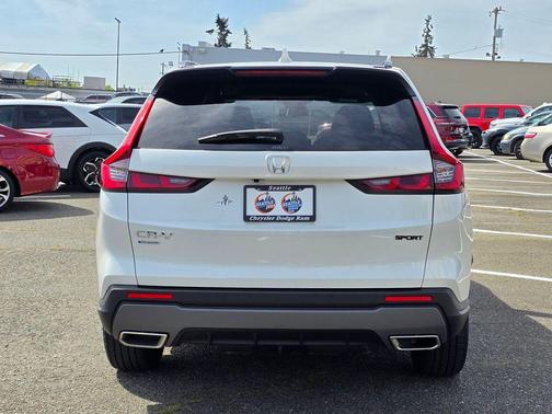 Platinum White Pearl 2024 Honda CR-V Hybrid Sport AWD