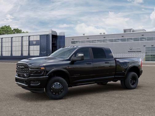 Diamond Black Crystal Pearlcoat 2026 RAM 3500 Limited Mega Cab 4x4 6'4' Box