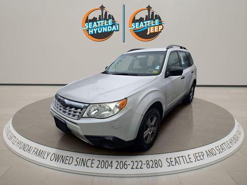 Satin White Pearl 2012 Subaru Forester 2.5X