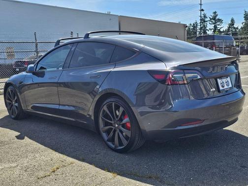 Grey 2020 Tesla Model 3 Performance