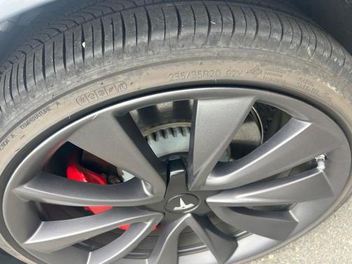 Grey 2020 Tesla Model 3 Performance