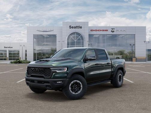 Serrano Green Metallic 2026 RAM 1500 RHO Crew Cab 4x4 5'7' Box