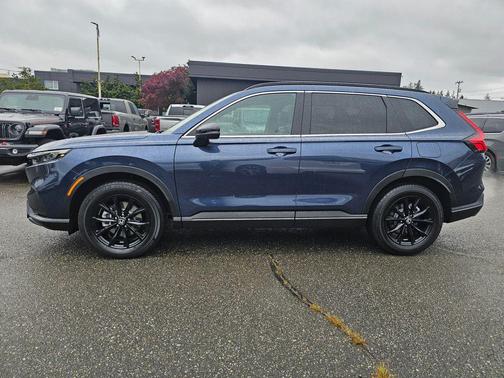 Blue 2025 Honda CR-V Hybrid Sport AWD