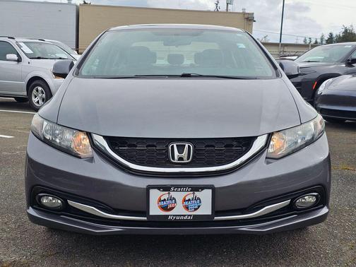 Gray 2013 Honda Civic EX-L