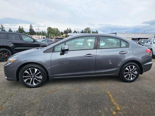 Gray 2013 Honda Civic EX-L
