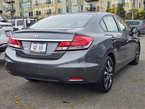 Gray 2013 Honda Civic EX-L