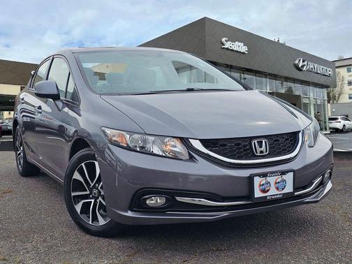 Gray 2013 Honda Civic EX-L