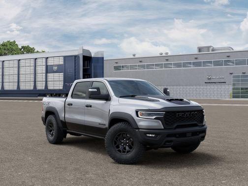 Billet Silver Metallic Clearcoat 2026 RAM 1500 RHO Crew Cab 4x4 5'7' Box