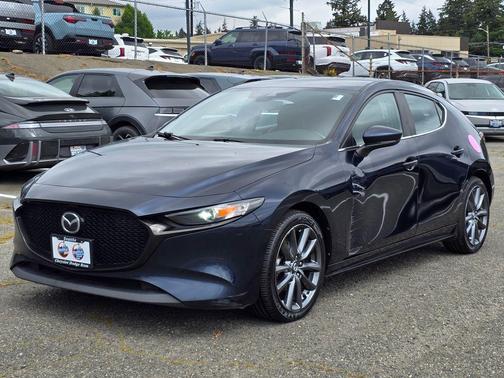 Deep Crystal Blue Mica 2019 Mazda Mazda3 FWD w/Preferred Package