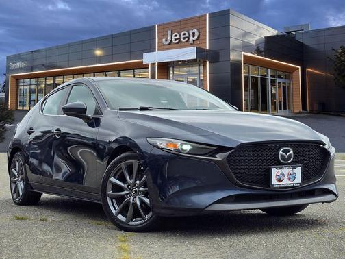 Deep Crystal Blue Mica 2019 Mazda Mazda3 FWD w/Preferred Package
