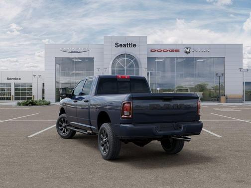Forged Blue Metallic 2026 RAM 2500 Black Express Crew Cab 4x4 6'4' Box