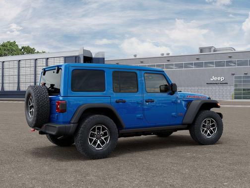 Hydro Blue Pearlcoat 2025 Jeep Wrangler Rubicon