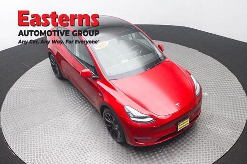 Red Multi-Coat 2021 Tesla Model Y Long Range Dual Motor All-Wheel Drive