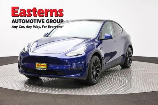 Deep Blue Metallic 2021 Tesla Model Y Standard Range Rear-Wheel Drive