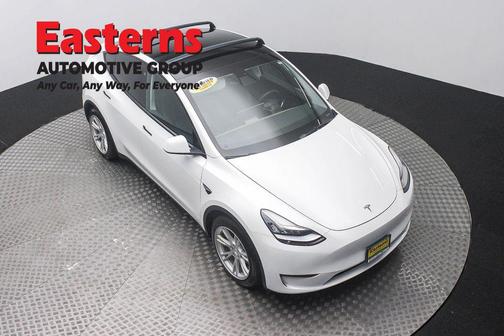 Pearl White Multi-Coat 2021 Tesla Model Y Long Range Dual Motor All-Wheel Drive