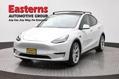Pearl White Multi-Coat 2021 Tesla Model Y Long Range Dual Motor All-Wheel Drive