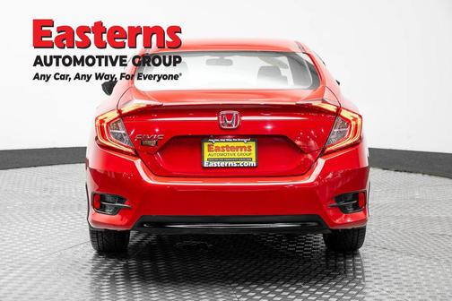 Red 2017 Honda Civic LX