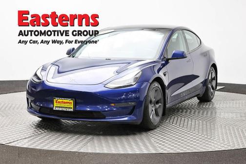 Deep Blue Metallic 2021 Tesla Model 3 Long Range