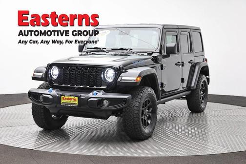 Black Clearcoat 2024 Jeep Wrangler 4xe Willys