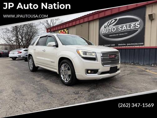 White Diamond Tricoat 2014 GMC Acadia Denali