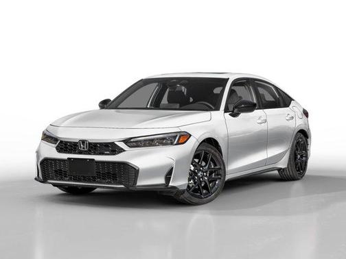 Platinum White Pearl 2026 Honda Civic Hybrid Sport