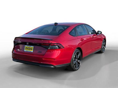 Radiant Red Metallic 2026 Honda Accord Hybrid Sport