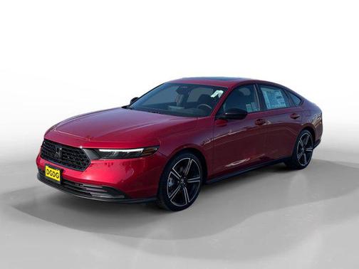 Radiant Red Metallic 2026 Honda Accord Hybrid Sport