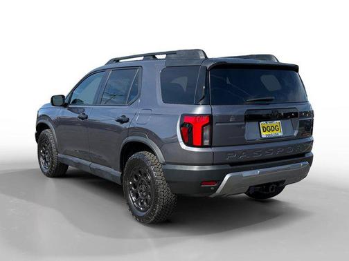 Modern Steel Metallic 2026 Honda Passport AWD TrailSport Blackout