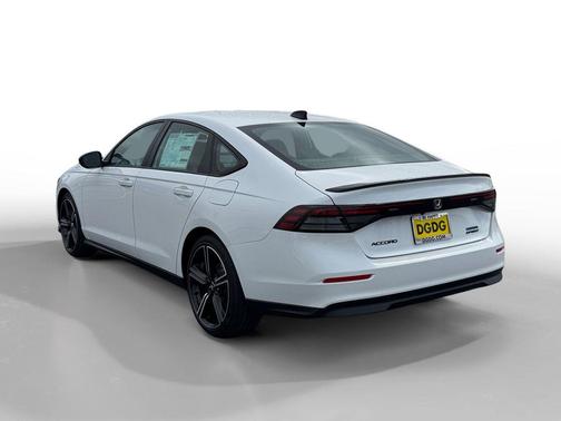 Platinum White Pearl 2026 Honda Accord Hybrid Sport