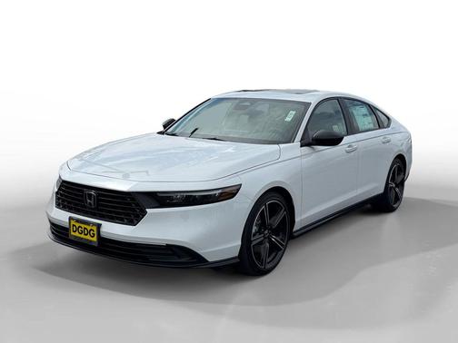 Platinum White Pearl 2026 Honda Accord Hybrid Sport