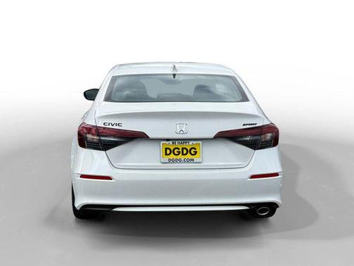 Platinum White Pearl 2026 Honda Civic Sport