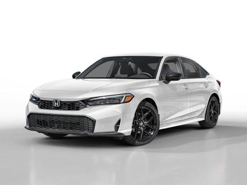 Platinum White Pearl 2026 Honda Civic Sport