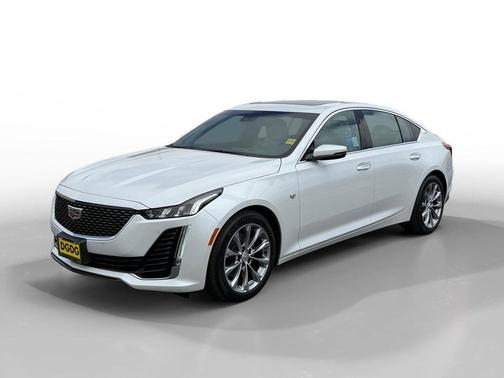 Crystal White Tricoat 2024 Cadillac CT5 Premium Luxury