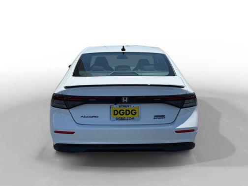 Platinum White Pearl 2026 Honda Accord Hybrid Sport