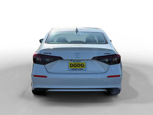 Platinum White Pearl 2026 Honda Civic Sport