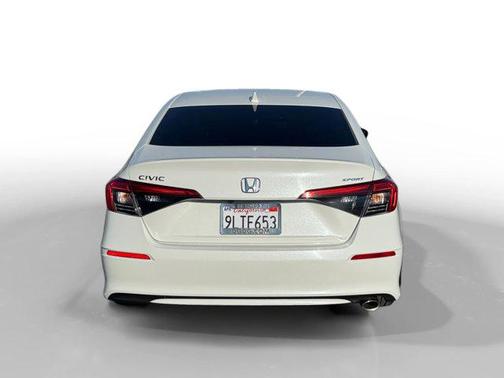 Platinum White Pearl 2024 Honda Civic Sport