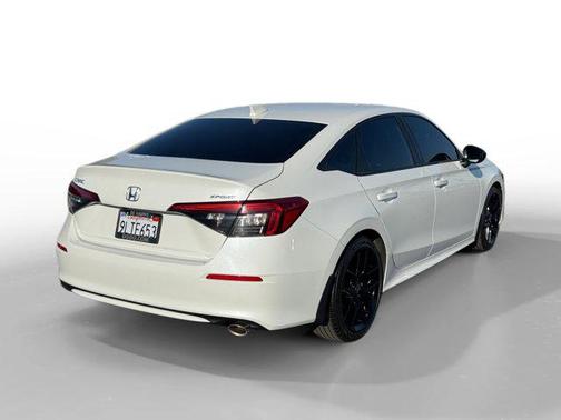 Platinum White Pearl 2024 Honda Civic Sport