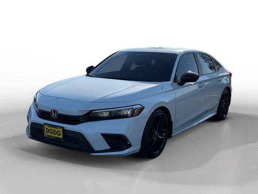 Platinum White Pearl 2024 Honda Civic Sport