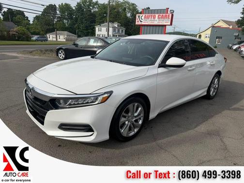 Platinum White Pearl 2018 Honda Accord LX