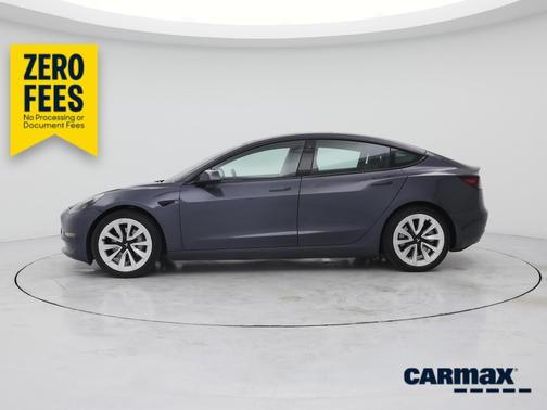 Gray 2022 Tesla Model 3