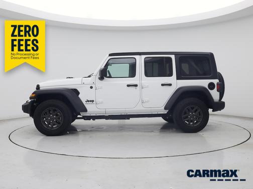 White 2024 Jeep Wrangler Sport S