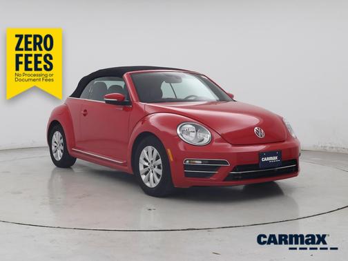 Red 2017 Volkswagen Beetle SEL