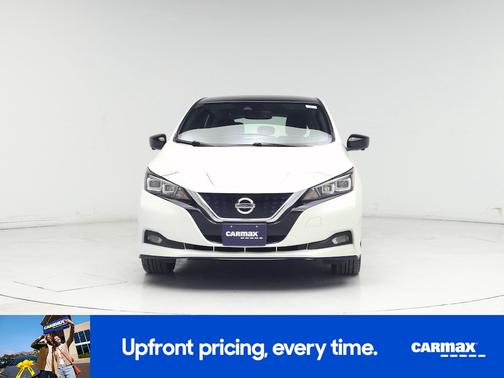 White 2020 Nissan Leaf SV Plus