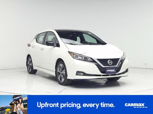 White 2020 Nissan Leaf SV Plus