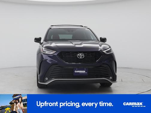 Blue 2022 Toyota Highlander XSE